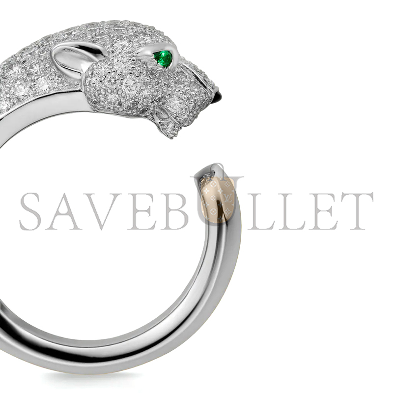 CARTIER PANTHÈRE DE CARTIER RING, MEDIUM MODEL, SEMI-PAVED N4224900
